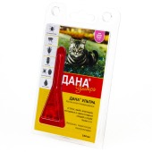 ДАНА УЛЬТРА капли для кошек и котят от 4 кг, 1 пипетка