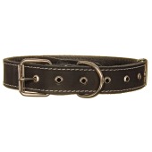 Ошейник кожаный 35(2) длинный, ZOOМИР