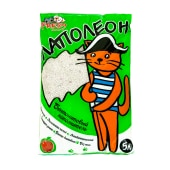 Наполнитель ЛАПОЛЕОН комкующийся, яблоко, 5 л.