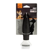 Колтунорез WOGY Brown style для животных (15 * 5 * 5 см) с рабочей поверхностью (3,5 * 3,8 см), прорезиненная ручка