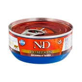 N&D PUMPKIN влажный корм для кошек (ОЛЕНИНА, ТЫКВА), 70 г