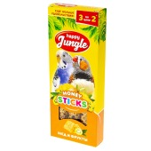 HAPPY JUNGLE палочки для птиц, мёд и фрукты, 3 шт, 90 г
