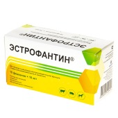Эстрофантин, 10 флаконов по 10 мл