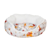 Лежанка №2 СКАЗОЧНЫЙ ЛЕС (55 * 45 * 16 см), белый