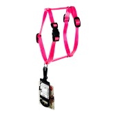 Шлейка CHAMPION P размер Small (ОШ 25 - 36 см, ОГ 30 - 46 см, ширина 1 см), розовый, FERPLAST