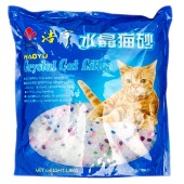 Наполнитель CRYSTAL CAT LITTER силикагель, неароматизированный, 3,8 л (1,8 кг).