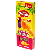 HAPPY JUNGLE палочки для птиц, мёд и овощи, 3 шт, 90 г