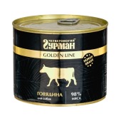 ЧЕТВЕРОНОГИЙ ГУРМАН Golden Line для собак (ГОВЯДИНА), 525 г