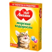 MULTIЛАКОМКИ морские водоросли, для кошек, 70 табл