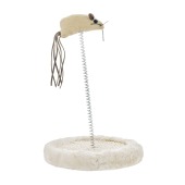 Игрушка мышка на пружинке (h=25 см, d=16 см) для кошек, микс, NUNBELL