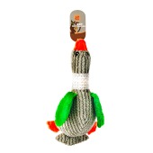 Игрушка-пищалка WOGY Утка, крылья шуршат (32 * 18 * 11 см) для собак, микс