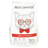 BEST DINNER Sensible для кошек и котят (ГОВЯДИНА, КАРТОФЕЛЬ), 10 кг