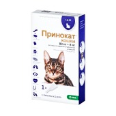Принокат капли для кошек 4 - 8 кг, 80/8 мг, 1 пипетка 0,8 мл
