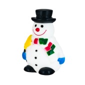 Игрушка-пищалка WOGY Снеговик (10,5 * 8 * 6 см) новогодняя, для собак
