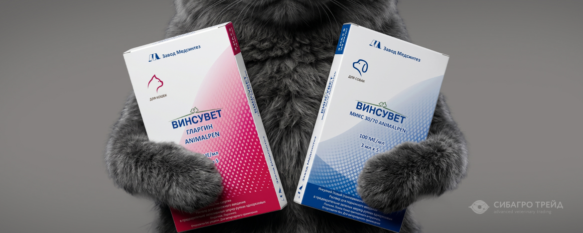 Винсувет - российские инсулины для лечения сахарного диабета у кошек и собак Винсувет - российские инсулины для лечения сахарного диабета у кошек и собак