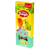 HAPPY JUNGLE палочки для птиц, мёд и яйцо, 3 шт, 90 г
