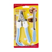 Набор по уходу за когтями (17 * 14 см), когтерез + пилка, микс, NUNBELL