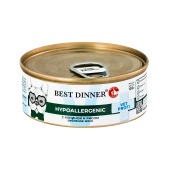 BEST DINNER VET PROFI Hypoallergenic консервы для собак (КОНИНА, РИС), 100 г