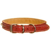 Ошейник №12 кожаный (ДВОЙНОЙ, УКРАШЕНИЕ), КАСКАД