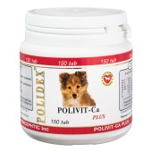 POLIDEX Поливит-Кальций+ для собак, 150 табл