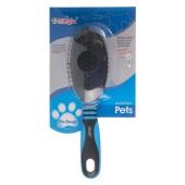 Щётка массажная с металлическими зубьями средняя, DeLIGHT