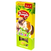 HAPPY JUNGLE палочки для крупных грызунов, мёд и травы, 3 шт, 90 г