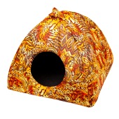 Домик поролоновый ВИГВАМ рыжик, бязь (43 * 43 * 43 см), BLACK CAT