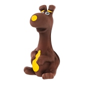 Игрушка-пищалка коричневый пёс (13 * 6,5 * 5 см) для собак, микс, NUNBELL