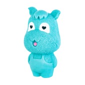 Игрушка-пищалка Бегемотик (14 * 8 * 6 см) для собак, латекс, микс, NUNBELL