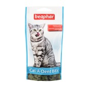 Лакомство CAT-A-DENT BITS подушечки для кошек для чистки зубов, 35 г, BEAPHAR