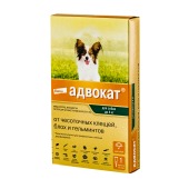 АДВОКАТ капли для собак до 4 кг, 1 пипетка