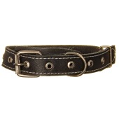 Ошейник кожа + брезент 25(2), ZOOМИР