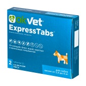 OKVET ЭкспрессТабс для собак 2,5 - 5 кг