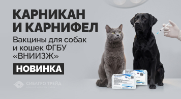 Новинка! Вакцины для собак и кошек ФГБУ «ВНИИЗЖ» Карникан и Карнифел