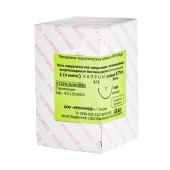 КАПРОАГ USP 1 (EP 4) 75 см, игла 1/2 режущая 30 мм (HS-30), 25 шт, Репромед