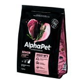 ALPHAPET для кошек и котов от 7 лет (КРОЛИК, УТКА), 0,4 кг
