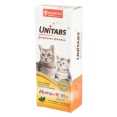 UNITABS Mama+Kitty паста для котят, беременных и кормящих кошек, 120 мл