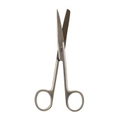 Ножницы прямые с одним острым концом, 140 мм