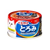 INABA Ciao Toromi консервы для кошек (КУРИЦА, ТУНЕЦ КАЦУО, ГРЕБЕШОК В БУЛЬОНЕ), 80 г