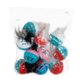 Погремушка с бубенчиком и мехом, 10 ш, ЗООНИК