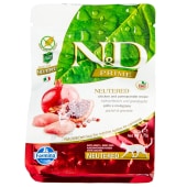 N&D PRIME NEUTERED для стерилизованных кошек (КУРИЦА, ГРАНАТ), 0,3 кг