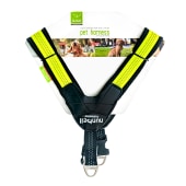 Шлейка для собак весом до 6 кг s-RS со светоотражающей нитью, микс, размер 2,5, NUNBELL