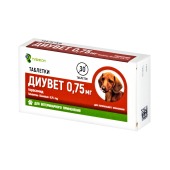 Диувет 0,75 мг, 30 табл