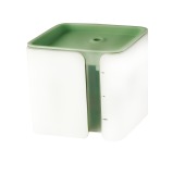Фонтанчик для животных CARNO с датчиком воды и фильтром (18 * 16 см), зеленый, 2 л