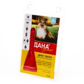 ДАНА УЛЬТРА капли для собак и щенков 10 - 20 кг, 1 пипетка