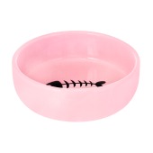 Миска керамическая "Косточки рыбки" (14 * 14 * 4,5 см), 360 мл