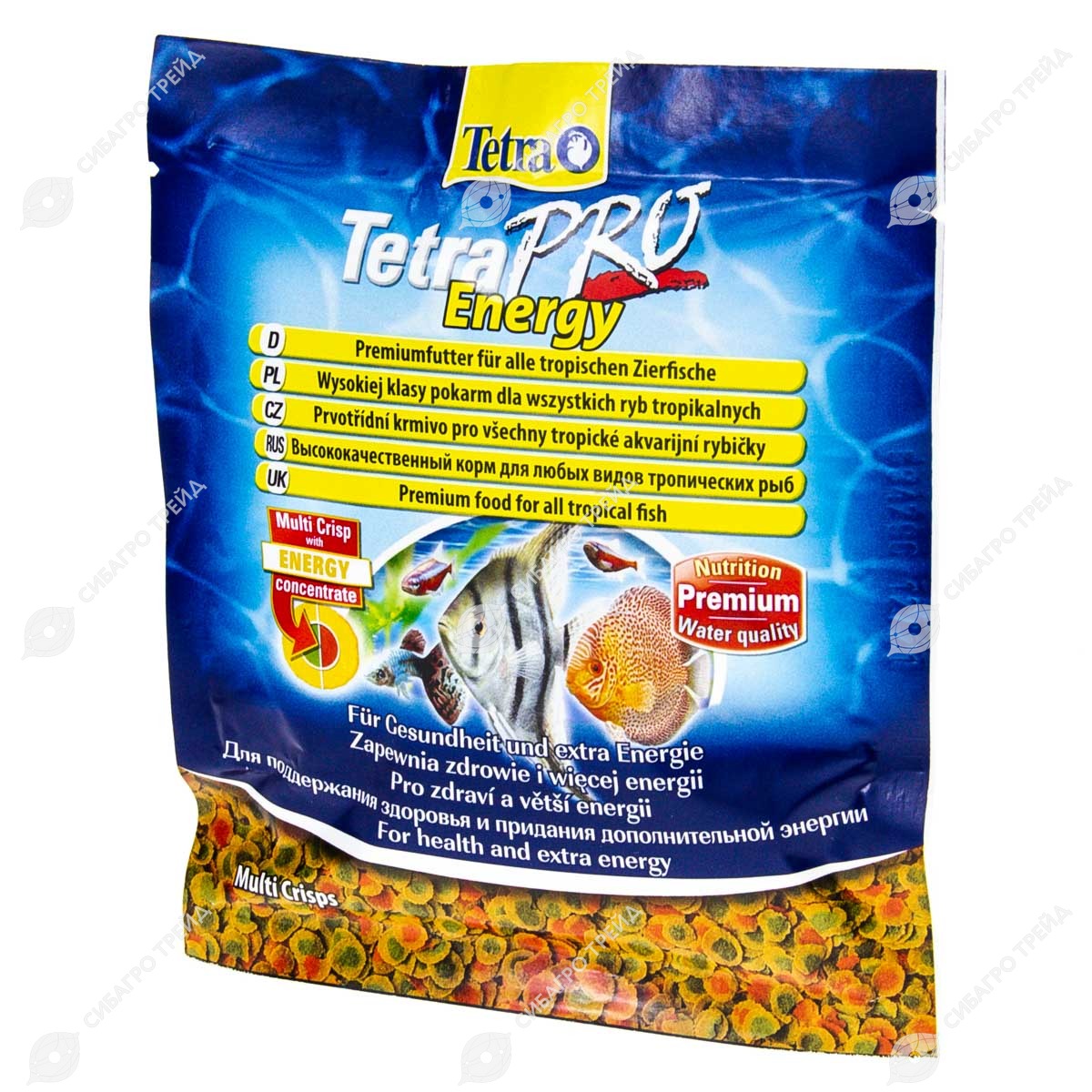 TETRAPRO ENERGY MULTI-CRISPS корм для рыб в виде чипсов для