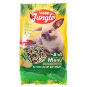 HAPPY JUNGLE корм для молодых кроликов, 400 г