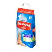 Наполнитель MR. FRESH SMART для короткошёрстных кошек, комкующийся, древесный, 9 л