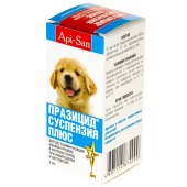 ПРАЗИЦИД ПЛЮС суспензия для щенков средних и крупных пород, 9 мл